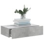 TV stand with LED lights in concrete gray, 60x35x15.5 cm by , TV Furniture - Ref: Foro24-842892, Price: 45,12 €, Discount: %