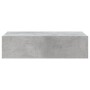 TV stand with LED lights in concrete gray, 60x35x15.5 cm by , TV Furniture - Ref: Foro24-842892, Price: 45,12 €, Discount: %