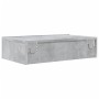 TV stand with LED lights in concrete gray, 60x35x15.5 cm by , TV Furniture - Ref: Foro24-842892, Price: 45,12 €, Discount: %