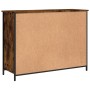 Aparador madera de ingeniería roble ahumado 100x35x75 cm de , Aparadores - Ref: Foro24-835511, Precio: 87,01 €, Descuento: %