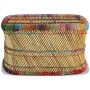 Mesa de centro de bambú con detalles chindi multicolor de vidaXL, Mesas de centro - Ref: Foro24-244215, Precio: 150,40 €, Des...