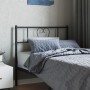 Black metal headboard 107 cm by , Headboards and footboards - Ref: Foro24-355493, Price: 24,50 €, Discount: %