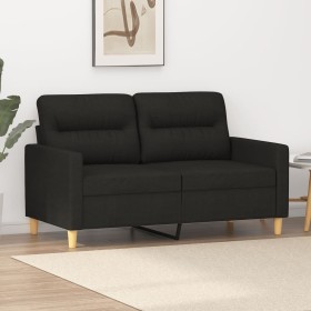 2-Sitzer-Sofa aus schwarzem Stoff 120 cm von , Sofas - Ref: Foro24-359231, Preis: 230,78 €, Rabatt: %