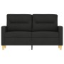 Sofá de 2 plazas de tela negro 120 cm de , Sofás - Ref: Foro24-359231, Precio: 232,02 €, Descuento: %