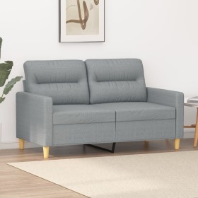 2-Sitzer-Sofa aus hellgrauem Stoff 120 cm von , Sofas - Ref: Foro24-359227, Preis: 230,78 €, Rabatt: %