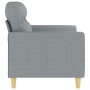 Light gray fabric 2-seater sofa, 120 cm by , Sofas - Ref: Foro24-359227, Price: 230,53 €, Discount: %