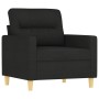 Set Sofas mit Kissen 3 Stück schwarzer Stoff von , Sofas - Ref: Foro24-3201556, Preis: 719,41 €, Rabatt: %