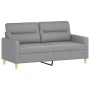 Set von Sofas mit 2 Stück Kissen aus hellgrauem Stoff von , Sofas - Ref: Foro24-3201568, Preis: 485,62 €, Rabatt: %