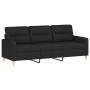 Set Sofas mit Kissen 3 Stück schwarzer Stoff von , Sofas - Ref: Foro24-3201540, Preis: 720,18 €, Rabatt: %