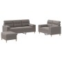 Set Sofas mit Kissen 3 Stück taupegrauer Stoff von , Sofas - Ref: Foro24-3201631, Preis: 612,89 €, Rabatt: %