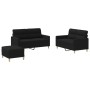 Set Sofas mit Kissen 3 Stück schwarzer Stoff von , Sofas - Ref: Foro24-3201580, Preis: 554,82 €, Rabatt: %