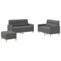 Set Sofas mit Kissen 3 Stück dunkelgrauer Stoff von , Sofas - Ref: Foro24-3201577, Preis: 497,02 €, Rabatt: %