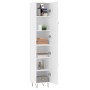 Tall white engineered wood display cabinet 34.5x34x180 cm by , Sideboards - Ref: Foro24-3198817, Price: 111,49 €, Discount: %