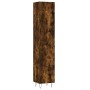 Aparador de madera contrachapada roble ahumado 34,5x34x180 cm de , Aparadores - Ref: Foro24-3198822, Precio: 101,37 €, Descue...