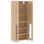 Aparador alto madera contrachapada color roble 69,5x34x180 cm de , Aparadores - Ref: Foro24-3199604, Precio: 141,65 €, Descue...