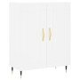 Tall white plywood sideboard 69.5x34x180 cm by , Sideboards - Ref: Foro24-3199665, Price: 142,99 €, Discount: %