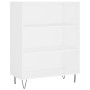 Tall white plywood sideboard 69.5x34x180 cm by , Sideboards - Ref: Foro24-3198753, Price: 139,25 €, Discount: %