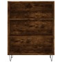 Aparador alto madera contrachapada roble ahumado 69,5x34x180 cm de , Aparadores - Ref: Foro24-3198758, Precio: 127,99 €, Desc...