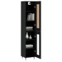 Black plywood sideboard 34.5x34x180 cm by , Sideboards - Ref: Foro24-3200370, Price: 96,41 €, Discount: %