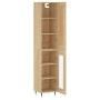 Aparador de madera contrachapada roble Sonoma 34,5x34x180 cm de , Aparadores - Ref: Foro24-3200372, Precio: 93,55 €, Descuent...