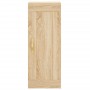 Aparador de madera contrachapada roble Sonoma 34,5x34x180 cm de , Aparadores - Ref: Foro24-3200436, Precio: 99,47 €, Descuent...