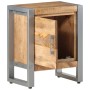 Mesita de noche de madera de mango rugosa 40x30x50 cm de vidaXL, Mesitas de noche - Ref: Foro24-323488, Precio: 95,99 €, Desc...