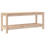 Banco de jardín de madera maciza de pino 108x35x45 cm de , Bancos de jardín - Ref: Foro24-832382, Precio: 97,11 €, Descuento: %