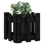 Planter box design made of solid black pine wood 30x30x30 cm by , Pots and planters - Ref: Foro24-832444, Price: 25,77 €, Dis...