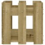 Planter box made of impregnated pine wood fence design 30x30x30 cm by , Pots and planters - Ref: Foro24-832446, Price: 18,94 ...