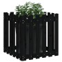 Planter box design made of solid black pine wood 60x60x60 cm by , Pots and planters - Ref: Foro24-832459, Price: 38,66 €, Dis...