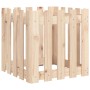 Planter with solid pine wood fence design 50x50x50 cm by , Pots and planters - Ref: Foro24-832452, Price: 25,49 €, Discount: %