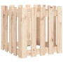 Planter with solid pine wood fence design 50x50x50 cm by , Pots and planters - Ref: Foro24-832452, Price: 25,49 €, Discount: %