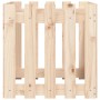 Planter with solid pine wood fence design 50x50x50 cm by , Pots and planters - Ref: Foro24-832452, Price: 25,49 €, Discount: %