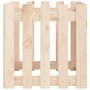 Planter with solid pine wood fence design 50x50x50 cm by , Pots and planters - Ref: Foro24-832452, Price: 25,49 €, Discount: %