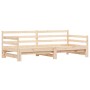 Trundle sofa bed solid pine wood 80x200 cm by , Beds and slatted bases - Ref: Foro24-836150, Price: 181,26 €, Discount: %