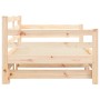 Trundle sofa bed solid pine wood 80x200 cm by , Beds and slatted bases - Ref: Foro24-836150, Price: 181,26 €, Discount: %