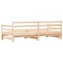 Trundle sofa bed solid pine wood 80x200 cm by , Beds and slatted bases - Ref: Foro24-836150, Price: 181,26 €, Discount: %