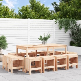 Gartenmöbel-Set 13-teilig aus massivem Kiefernholz von , Gartensets - Ref: Foro24-3157721, Preis: 543,99 €, Rabatt: %