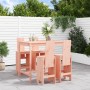 High table and 5-piece garden stools set made of solid Douglas fir wood by , Garden sets - Ref: Foro24-3157780, Price: 350,67...