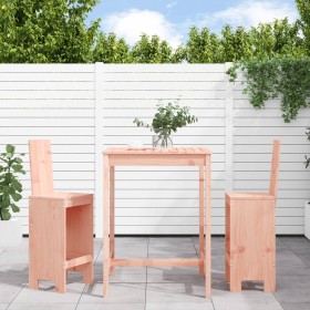 Gartentisch und Stühle 3 Stk. Massivholz Douglasie von , Gartensets - Ref: Foro24-3157768, Preis: 209,99 €, Rabatt: %