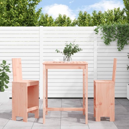 Garden table and chairs set, 3 pieces, solid Douglas fir wood by , Garden sets - Ref: Foro24-3157768, Price: 209,99 €, Discou...