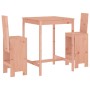 Garden table and chairs set, 3 pieces, solid Douglas fir wood by , Garden sets - Ref: Foro24-3157768, Price: 209,99 €, Discou...