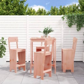 Stehtisch und Gartenhocker 5 Stück Massivholz Douglasie von , Gartensets - Ref: Foro24-3157804, Preis: 312,08 €, Rabatt: %