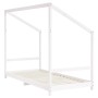 Estructura de cama para niños madera pino blanco 2x(90x190) cm de , Cunas y camas para niños - Ref: Foro24-3200599, Precio: 2...