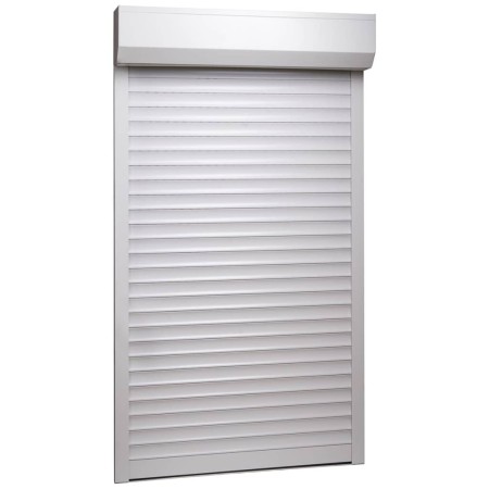 Persiana de aluminio blanca 100x210 cm de , Contraventanas - Ref: Foro24-144969, Precio: 292,18 €, Descuento: %