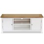 TV stand made of solid oak wood 120x35x48 cm by , TV Furniture - Ref: Foro24-247059, Price: 165,07 €, Discount: %