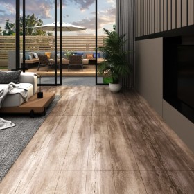 Self-adhesive PVC floor planks in washed wood finish, 5.21 m², 2 mm. by , Floors and carpets - Ref: Foro24-330195, Price: 67,...