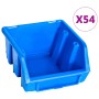 96 Piece Storage Box Kit with Blue Wall Panels by , Tool cabinets - Ref: Foro24-146282, Price: 80,78 €, Discount: %