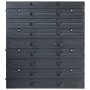 96 Piece Storage Box Kit with Blue Wall Panels by , Tool cabinets - Ref: Foro24-146282, Price: 80,78 €, Discount: %