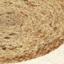 Round placemat 6 pcs jute natural plain cotton 38 cm by , Placemats - Ref: Foro24-133855, Price: 28,16 €, Discount: %